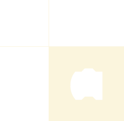 Sigle graphique MONOLOG vert et beige, motif géométrique avec forme courbe verte sur fond clair quadrillé